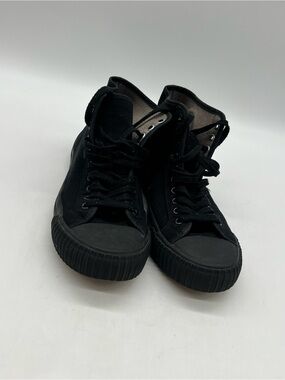 PF Flyers Center Hi Sandlot Retro Men’s Sz 11.5 Black Canvas Sneakers MC2001OSD